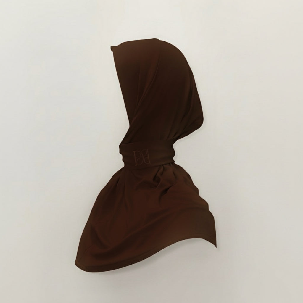Instant hijab cacao