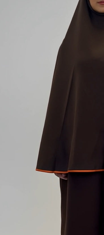 Khimaar edge lining