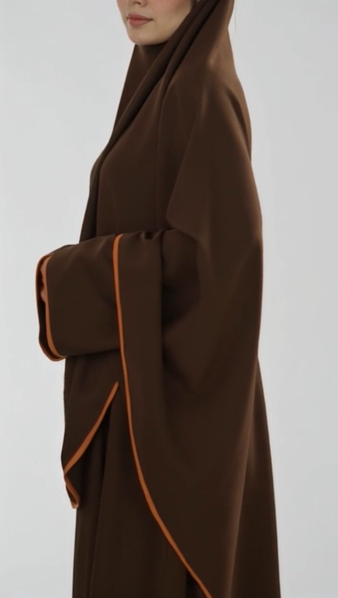 Khimaar edge lining