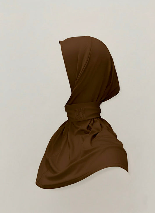 Instant hijab cacao